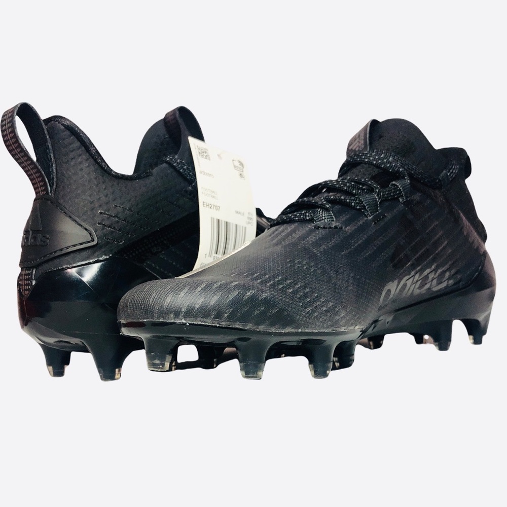 NWOB Adidas Adizero Soccer Cleats Black Men's Sz 7